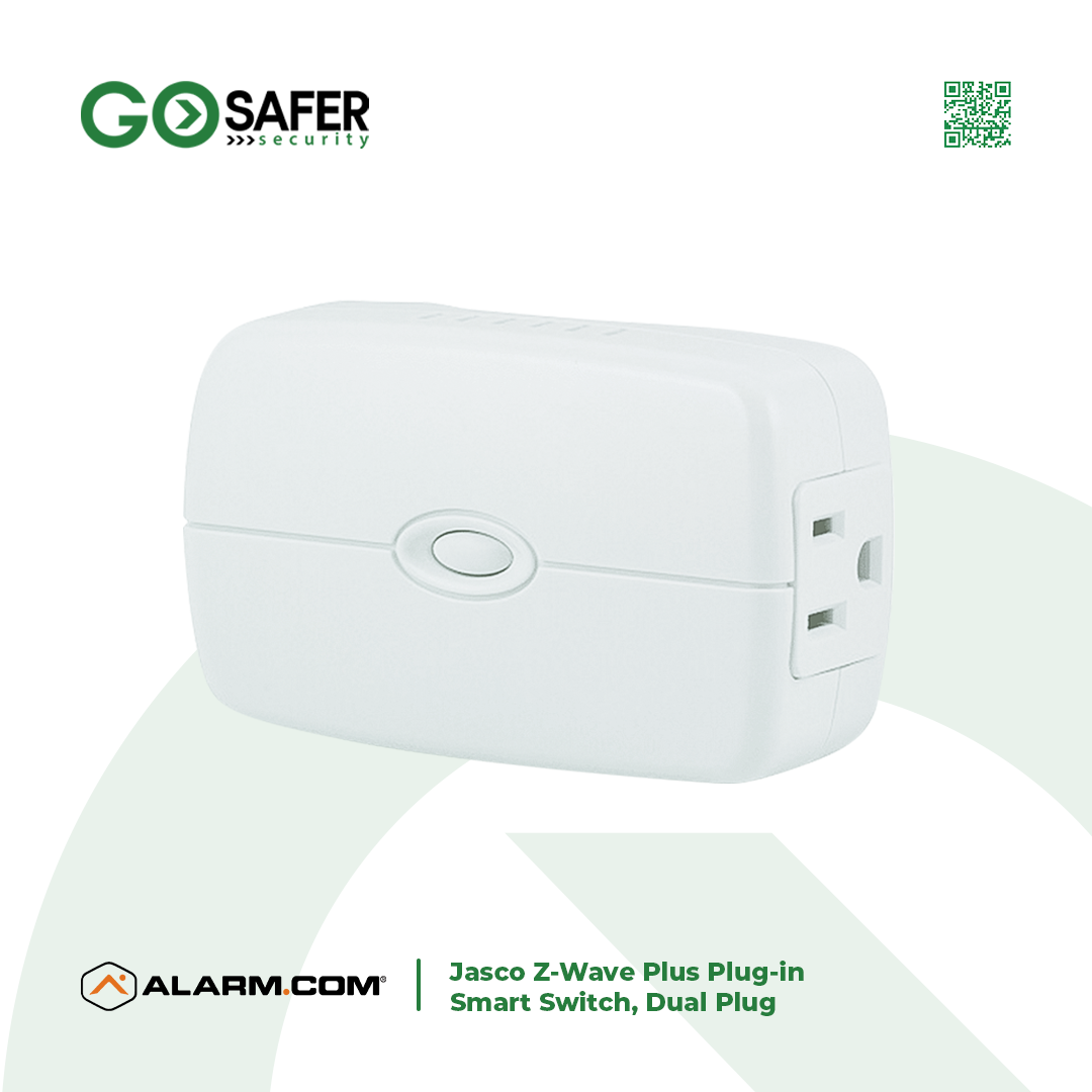 Jasco Z-Wave Plus Plug-in Smart Switch, Dual Plug